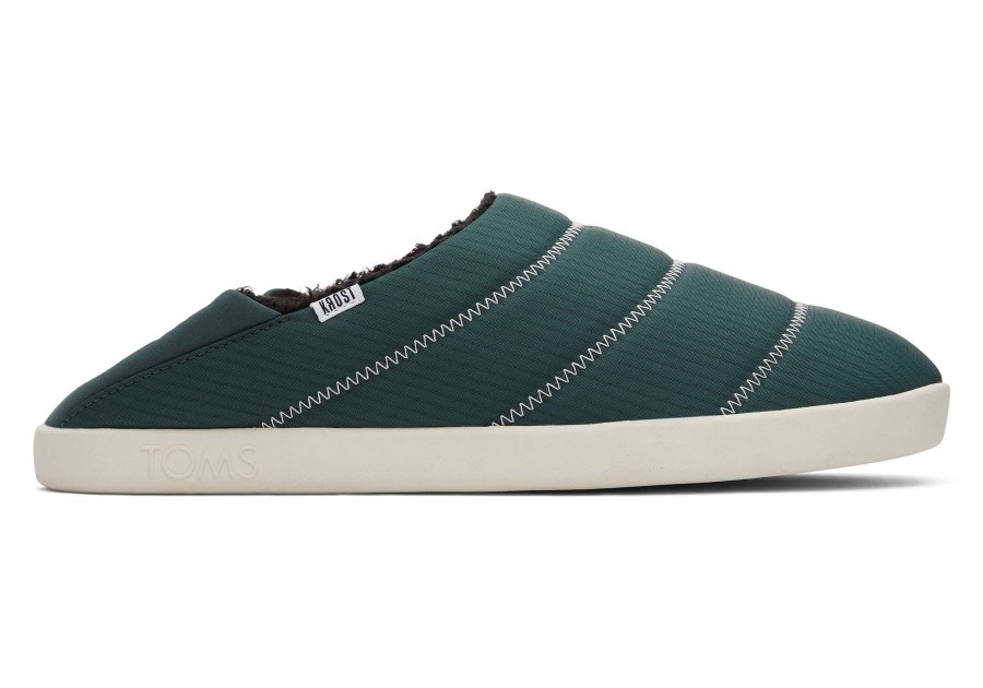 Homme TOMS Chaussons | Toms X Krost Ezra Chaussons Stormy Green