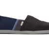 Homme TOMS | Alpargatas Bleues Black/Navy