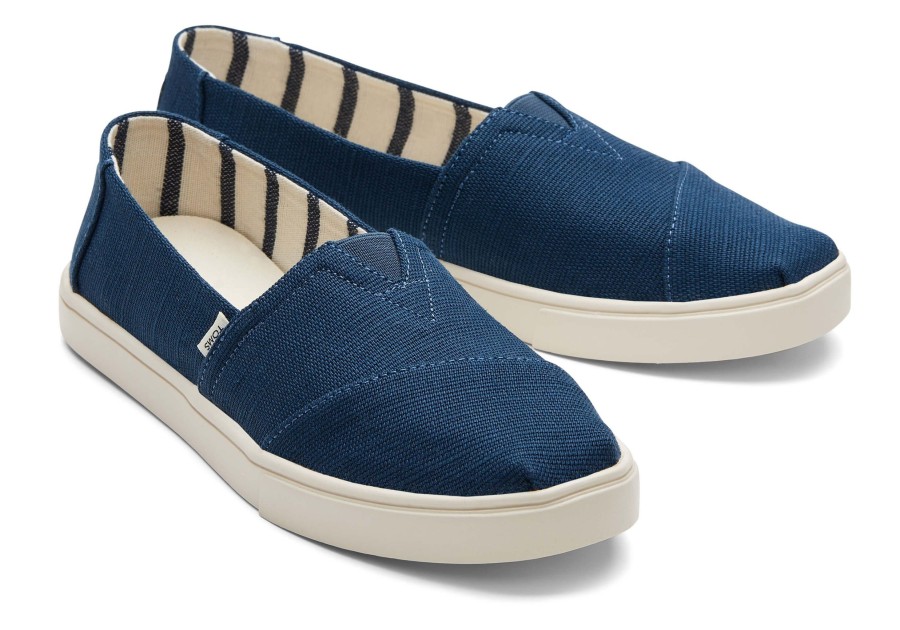 Femme TOMS Sneakers | Alpargatas Cupsole Bleu Majolica