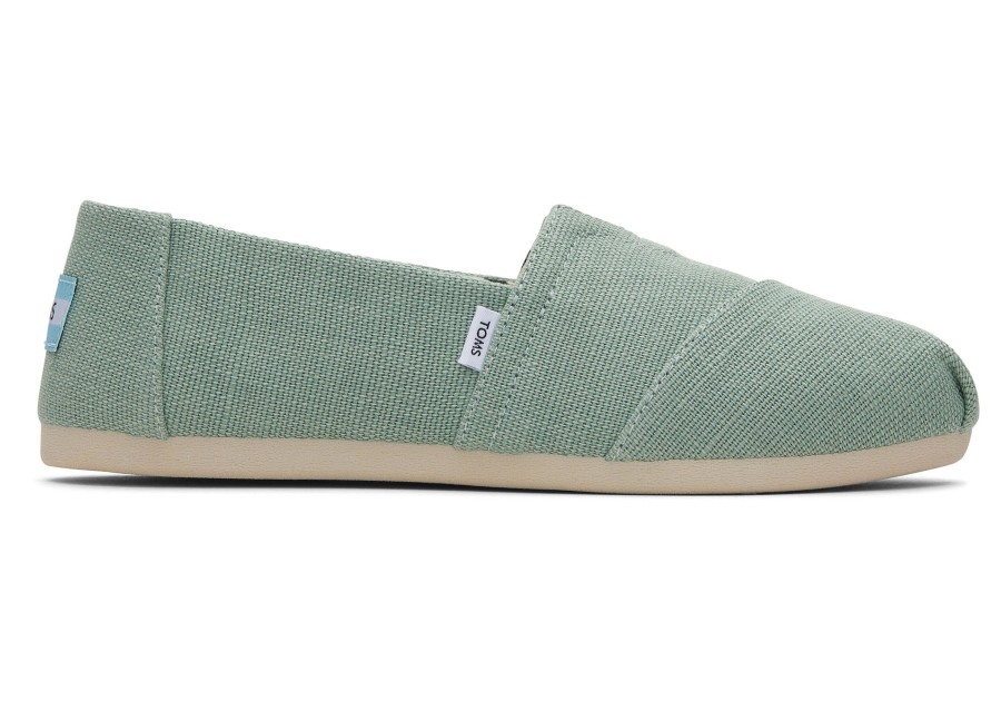 Femme TOMS Alpargata | Alpargata Heritage En Toile Frosty Sage