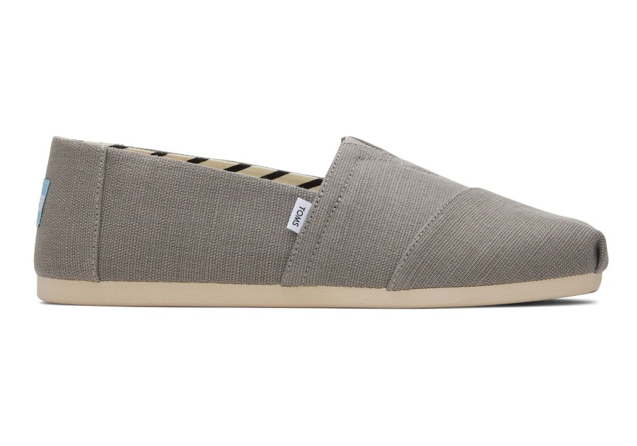 Homme TOMS Alpargata | Alpargata Heritage En Toile Cement