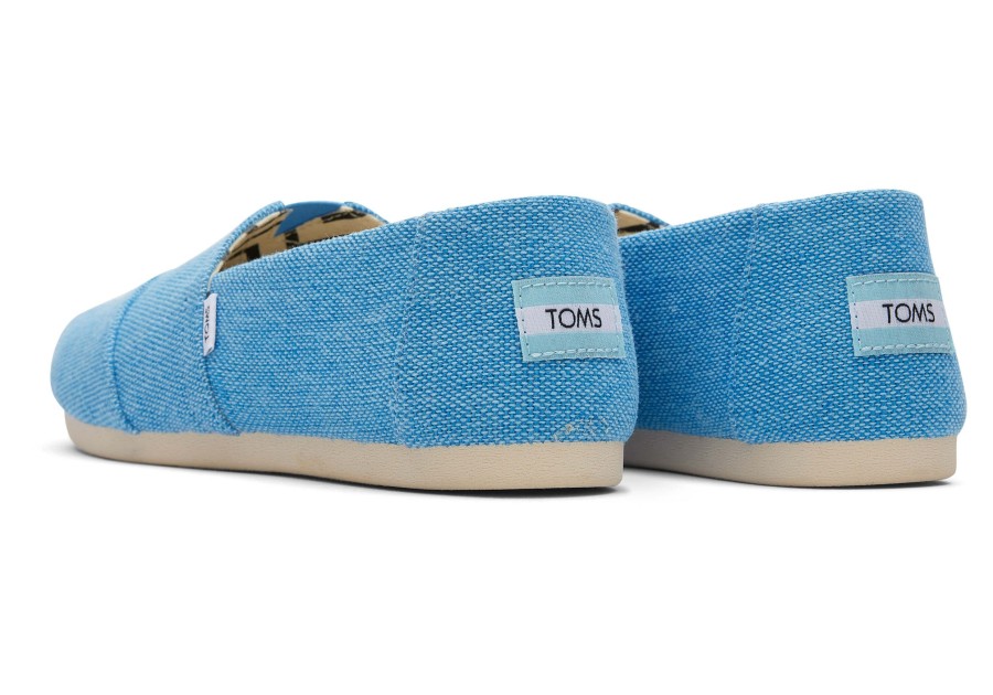 Femme TOMS Alpargata | Alpargata Heritage Canvas Toile Heritage Bleu Ile