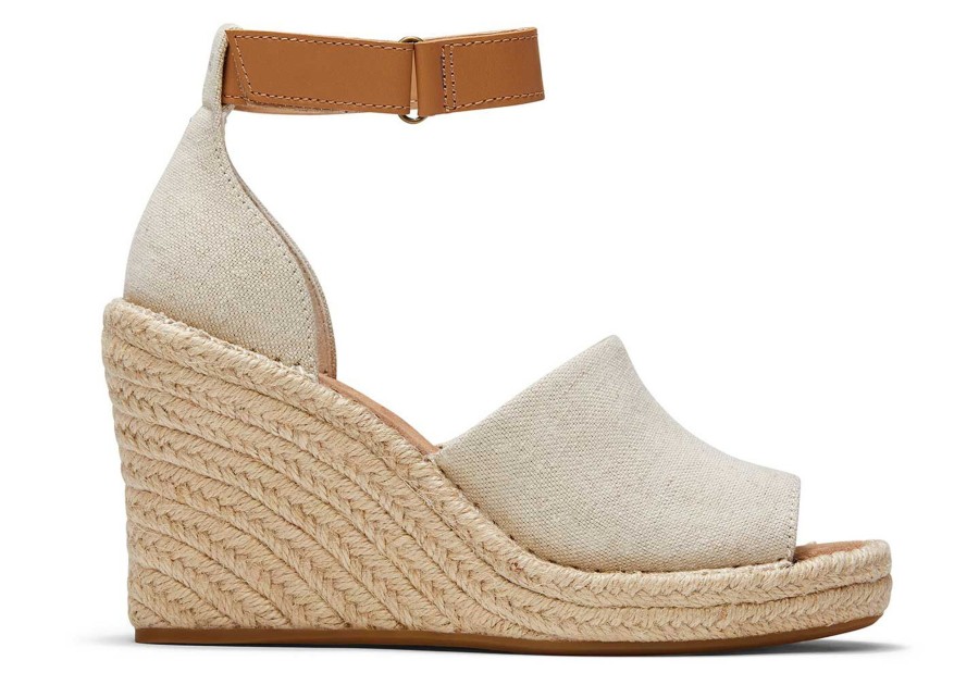 Femme TOMS Talons & Compensees | Marisol Wedge Heel Naturel