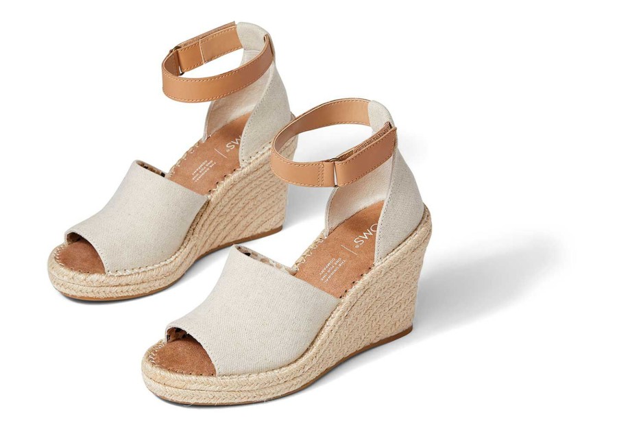 Femme TOMS Talons & Compensees | Marisol Wedge Heel Naturel