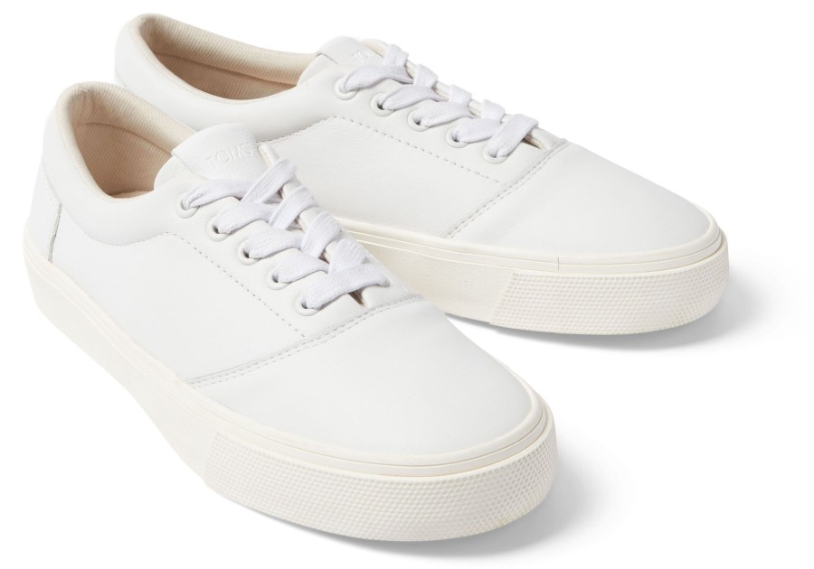 Femme TOMS Sneakers | Fenix White Leather