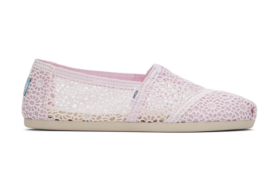 Femme TOMS Alpargata | Moroccan Alpargata Crochet Lilac