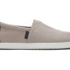 Homme TOMS | Alp Fwd Grey Canvas Synthetic Trim Pebble Grey