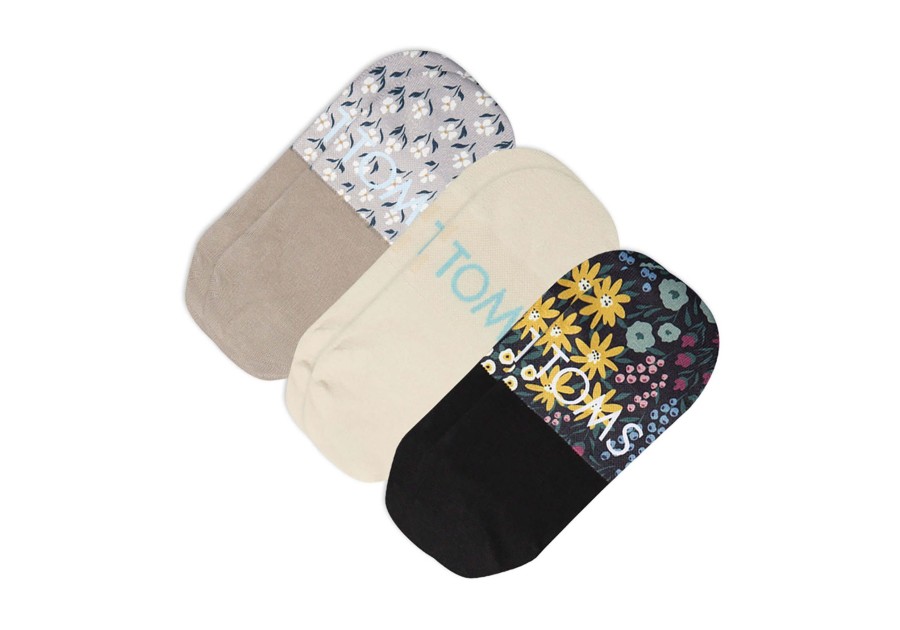 Femme TOMS | Lot De 3 Chaussettes Invisibles Ditzy Floral