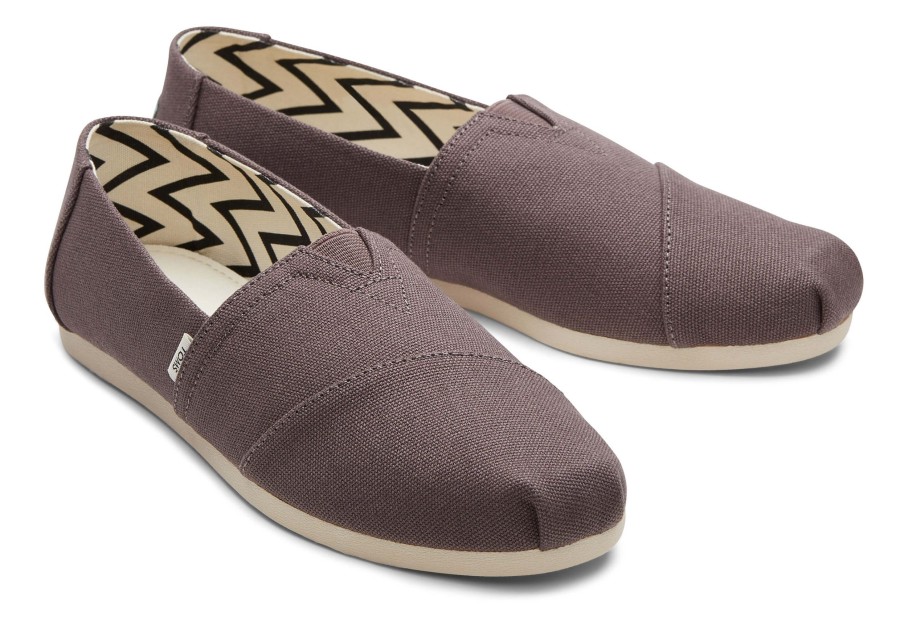 Femme TOMS Alpargata | Alpargata En Coton Recycle Cendre