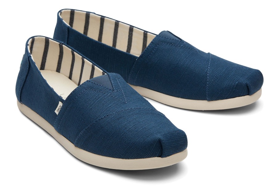 Homme TOMS | Alpargatas Bleues Bleu Majolica