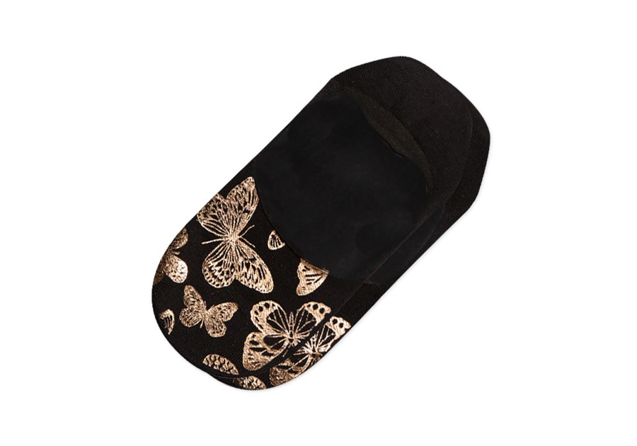 Femme TOMS | Ultimate No Show Socks Foiled Butterflies Papillon