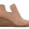 Femme TOMS Talons & Compensees | Kallie Brown Suede Wedge Boot Marron