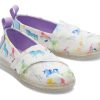 Enfant TOMS | Alpargata Aquarelle Licornes Pour Bebe White Watercolor