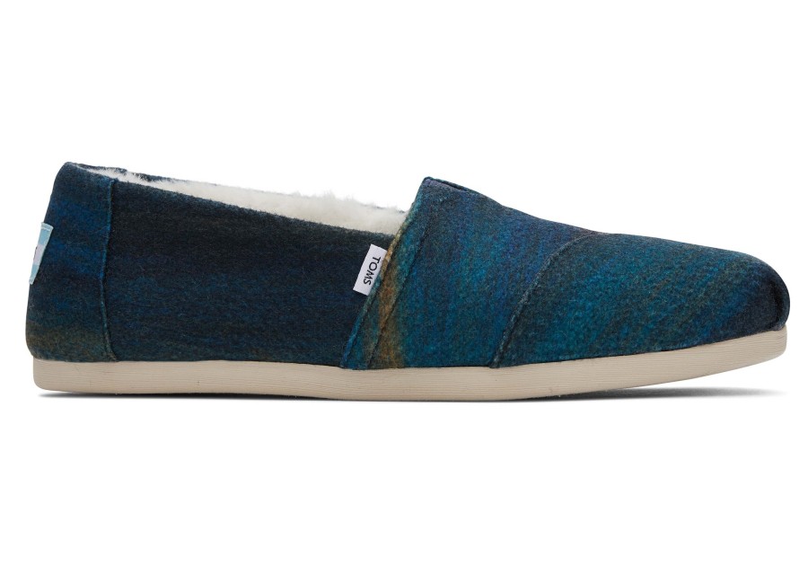 Femme TOMS Chaussons | Ombre Alpargata Ombre Navy