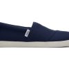 Homme TOMS | Alp Fwd Navy Recycled Cotton Canvas Bleu Marine