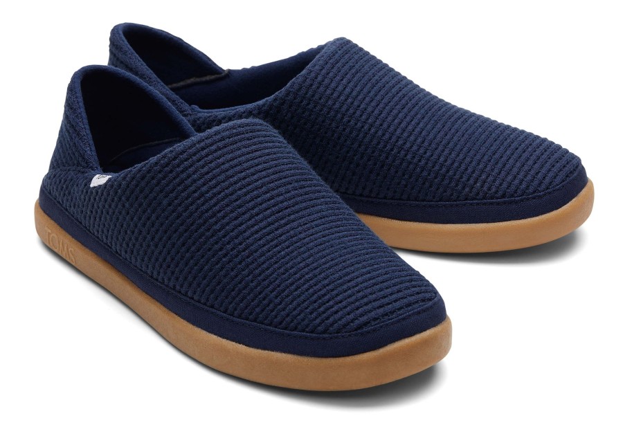 Femme TOMS Chaussons | Chaussons Ezra Repreve Bleu Marine