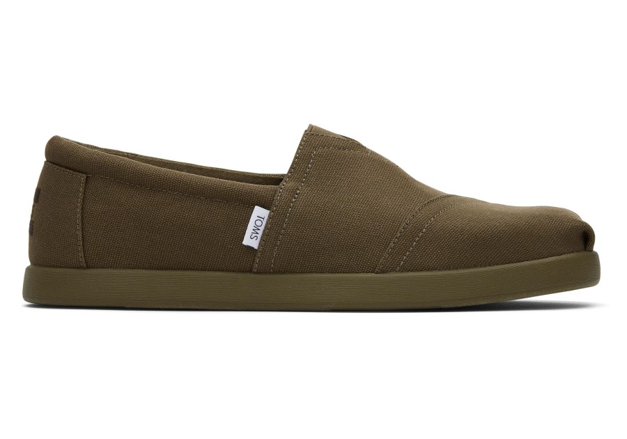 Homme TOMS Alpargata | Alp Fwd Olive Fonce