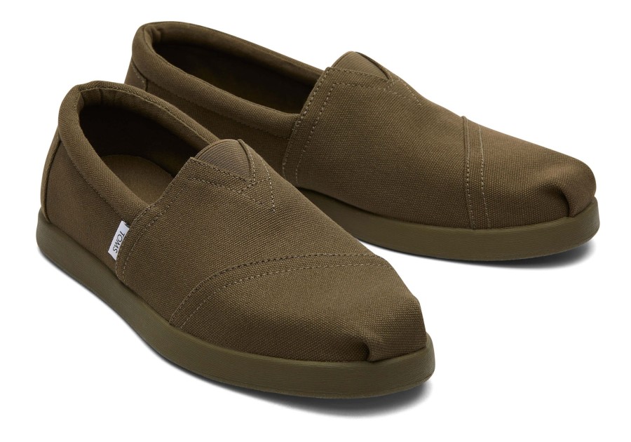 Homme TOMS Alpargata | Alp Fwd Olive Fonce