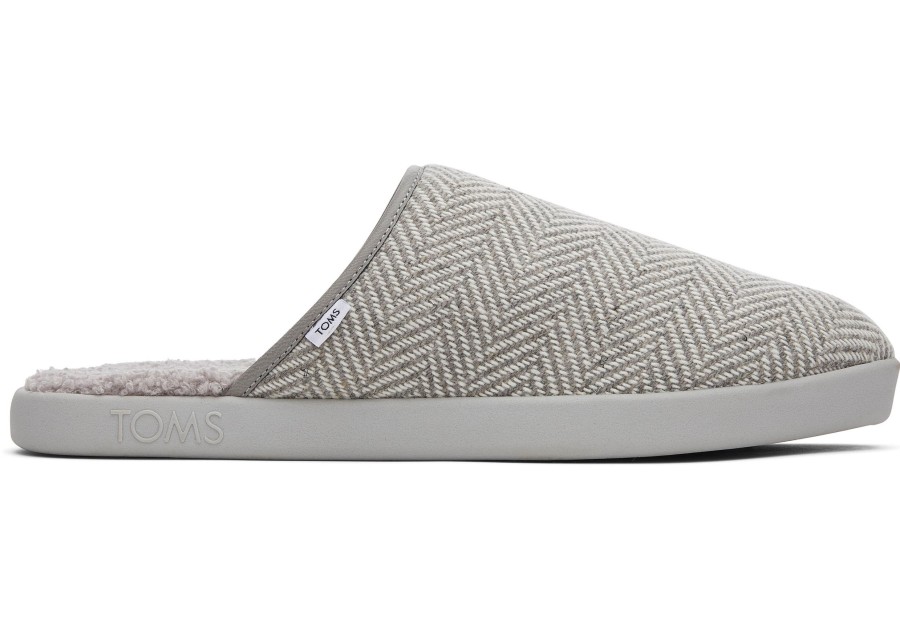 Homme TOMS Chaussons | Chaussons Harbor Gris