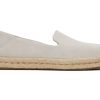 Femme TOMS Espadrilles | Santiago Suede Daim Mastic