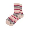 Femme TOMS | Cozy Cushioned Crew Socks Pink Stripe