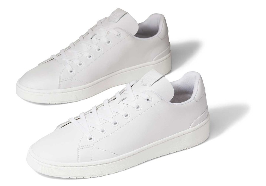 Homme TOMS Sneakers | Sneakers Trvl Lite White Leather