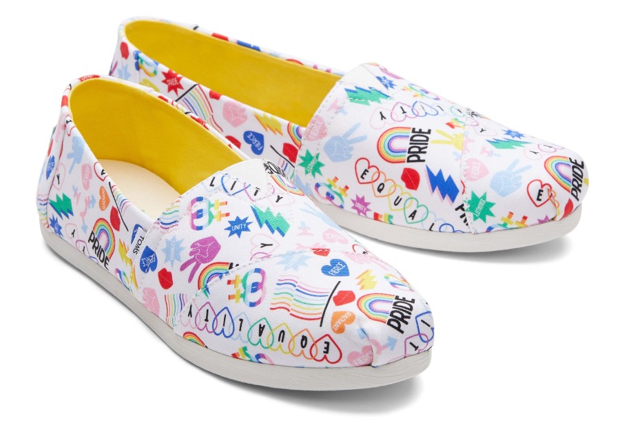 Femme TOMS Alpargata | Alpargatas Unity Pride Multi Print