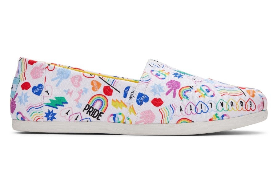 Femme TOMS Alpargata | Alpargatas Unity Pride Multi Print