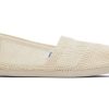 Femme TOMS Alpargata | Alpargata Geometric Lace Dentelle Geometrique Naturelle