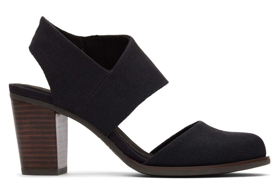 Femme TOMS Talons & Compensees | Majorca Closed Toe Sandal Noir