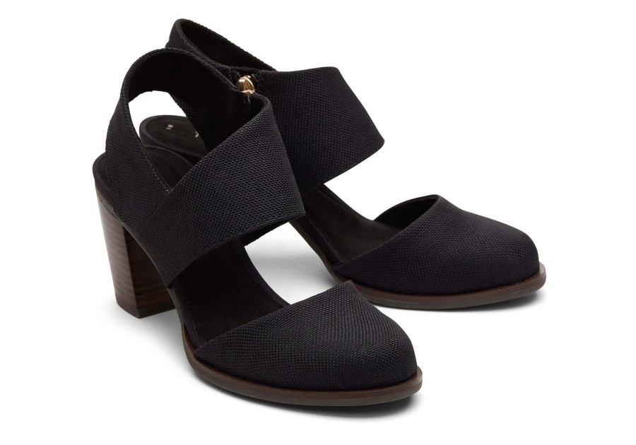 Femme TOMS Talons & Compensees | Majorca Closed Toe Sandal Noir