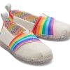 Enfant TOMS | Unity Pride Alpargata Natural Rainbow