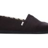 Homme TOMS Alpargata | Alpargata En Coton Recycle Black/Black