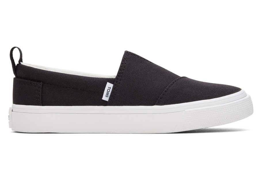 Enfant TOMS | Youth Fenix Slip-On Canvas Noir