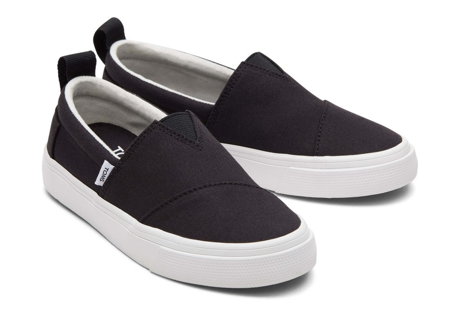 Enfant TOMS | Youth Fenix Slip-On Canvas Noir