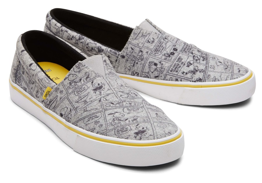 Homme TOMS Sneakers | Toms X Peanuts® Fenix Comic Print