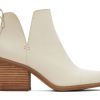 Femme TOMS Talons & Compensees | Bottes Everly Beige Leather