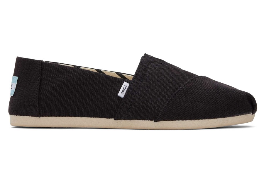 Femme TOMS Alpargata | Alpargata En Coton Recycle Noir