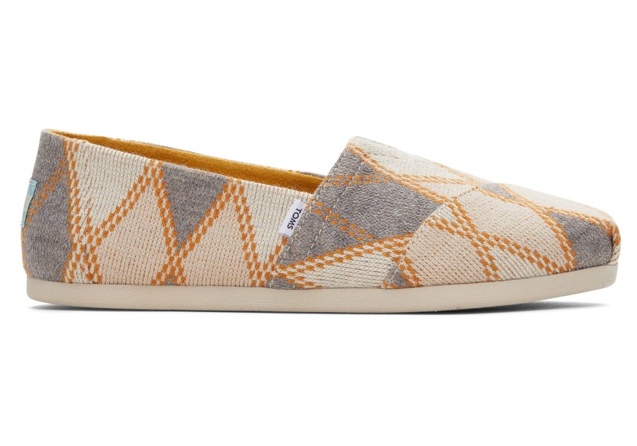 Femme TOMS Alpargata | Espadrille Alpargata Argyle Argyle Shadow