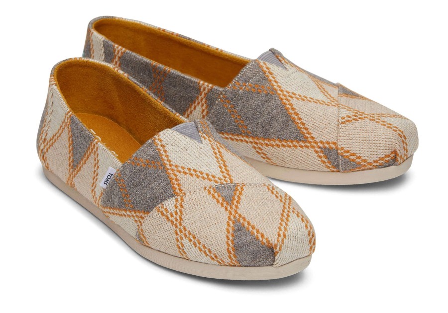 Femme TOMS Alpargata | Espadrille Alpargata Argyle Argyle Shadow