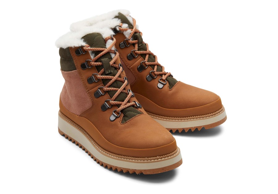 Femme TOMS Bottes | Bottine Mojave Water Resistant Tan