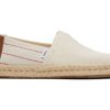 Homme TOMS Espadrilles | Espadrille Alpargata Corde Semelle 2.0 Rayures Naturelles/Orange