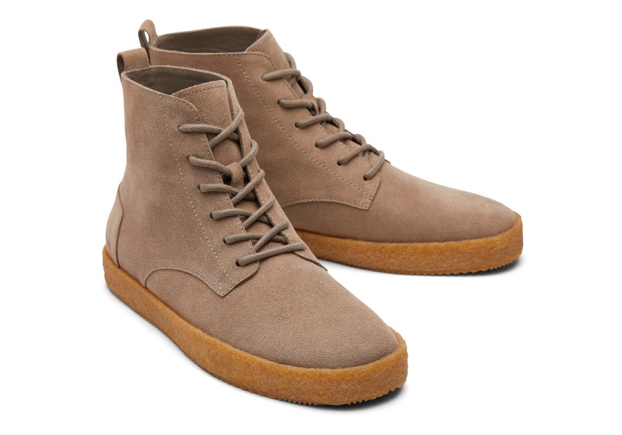 Homme TOMS Bottes | Bottes Teton Taupe Grey