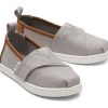 Enfant TOMS | Tiny Alpargata Grey Recycled Cotton Toddler Shoe