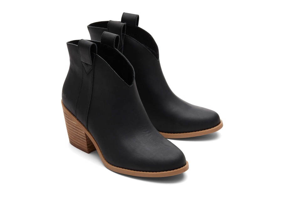 Femme TOMS Talons & Compensees | Bottine Constance Noir