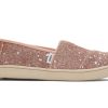 Enfant TOMS | Alpargata A Paillettes Rose Gold