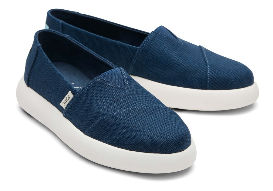 Femme TOMS Sneakers | Alpargatas Mallow Bleu Majolica