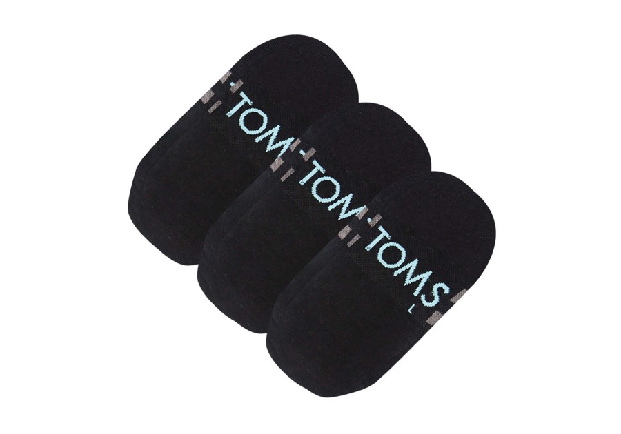 Femme TOMS | Lot De 3 Chaussettes Invisibles Es Noir