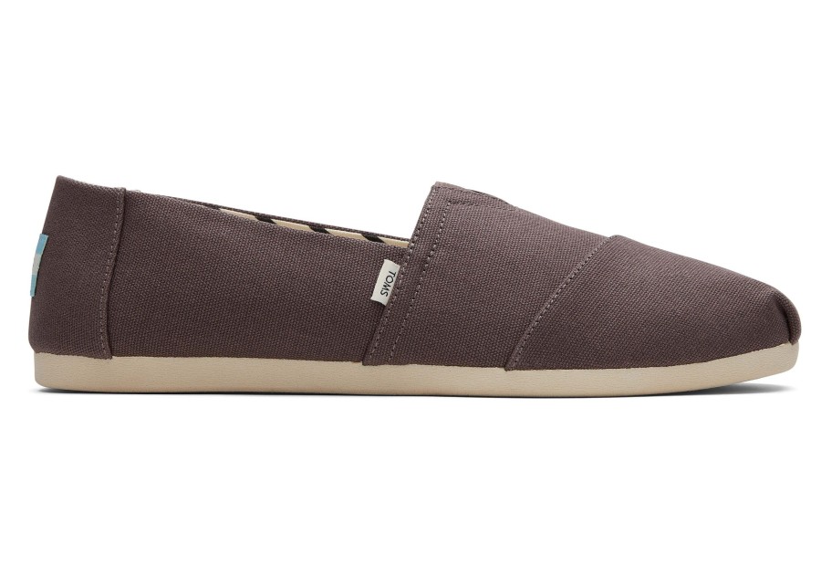 Homme TOMS Alpargata | Alpargata En Coton Recycle Cendre