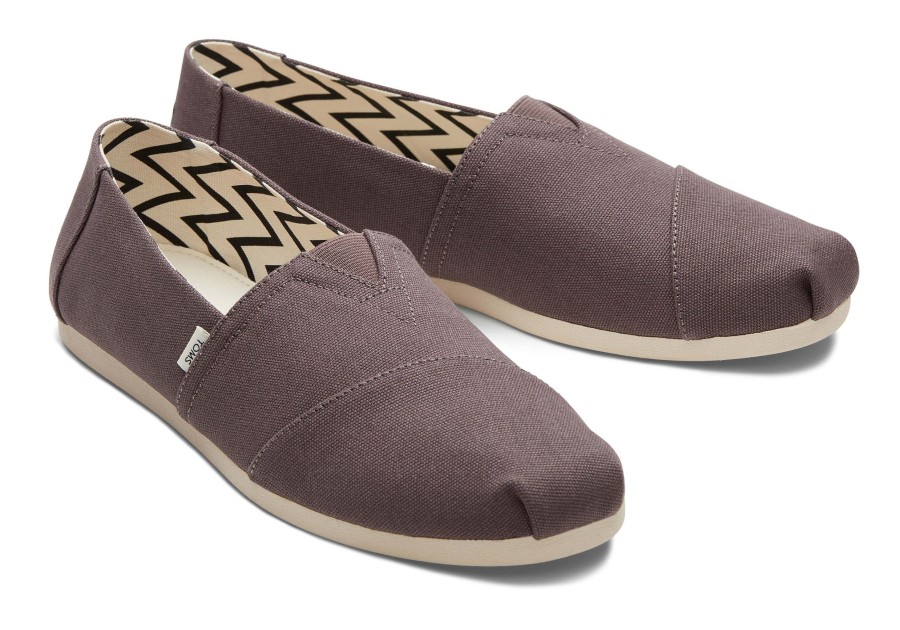 Homme TOMS Alpargata | Alpargata En Coton Recycle Cendre